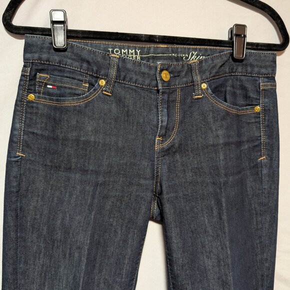 Tommy Hilfiger Women's Dark Wash Modern Skinny Jeans Size 4 Short - Picture 2 of 8